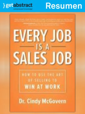 cover image of Cada trabajo es un trabajo de ventas (resumen)